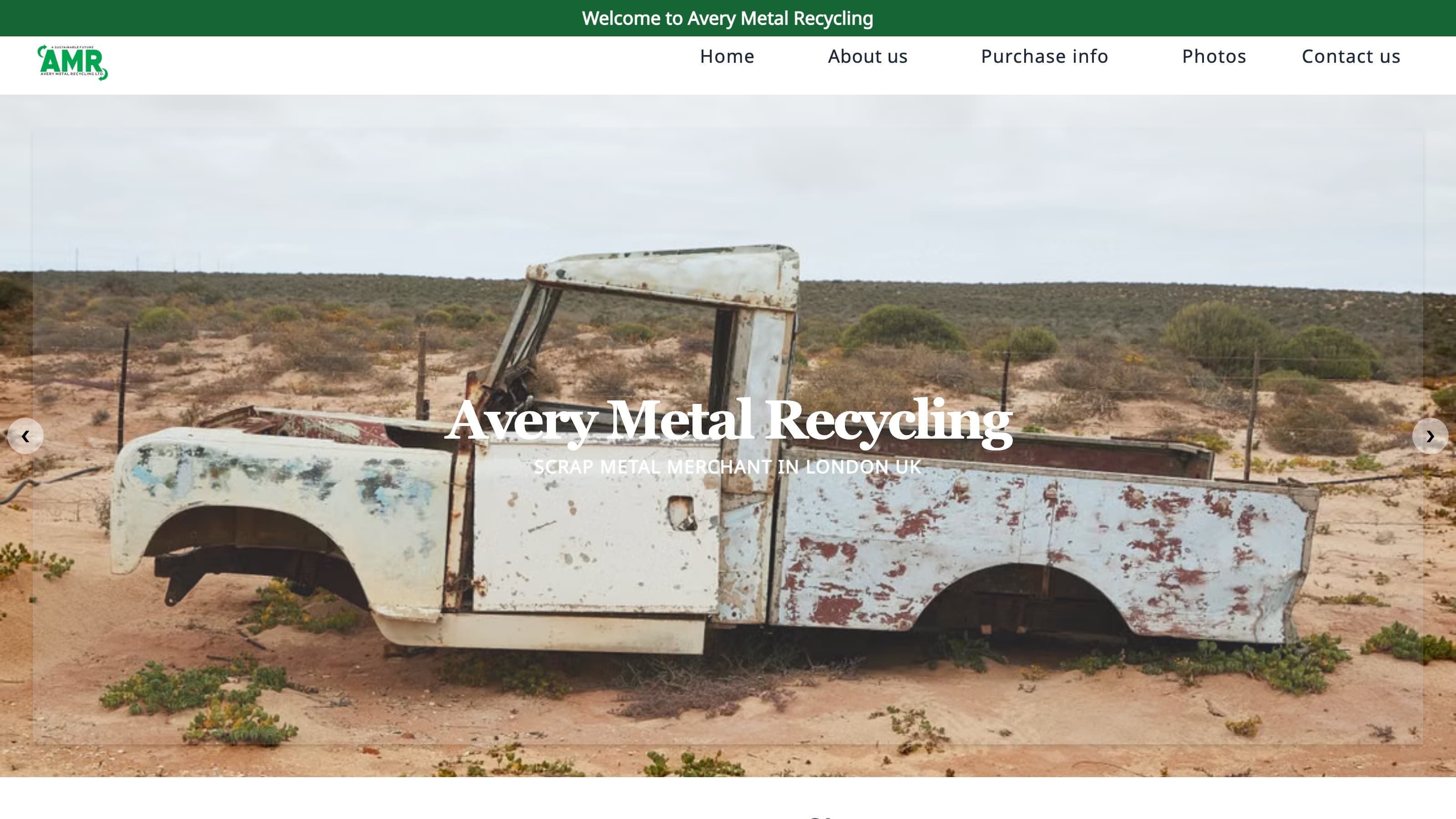Avery Metal homepage